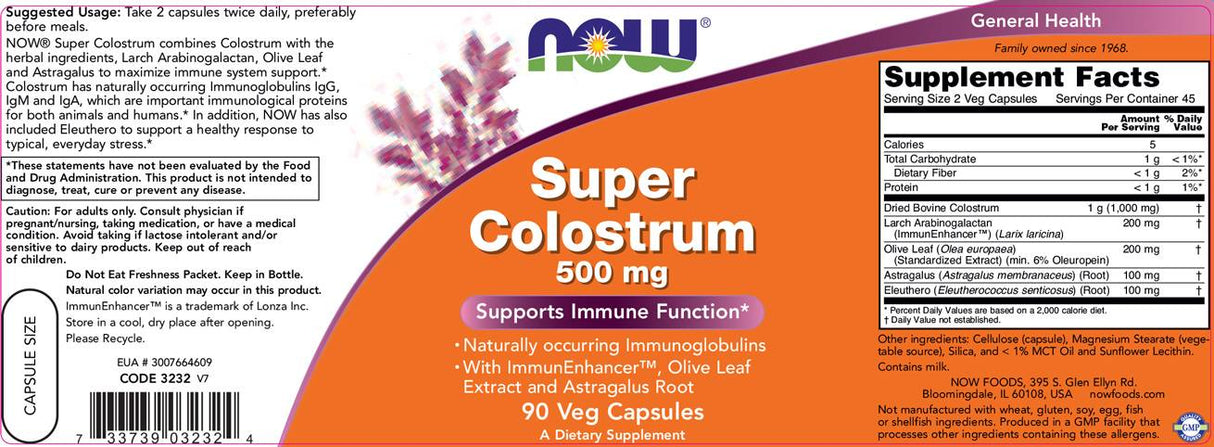 Super Colostro - 500 mg - 90 capsule