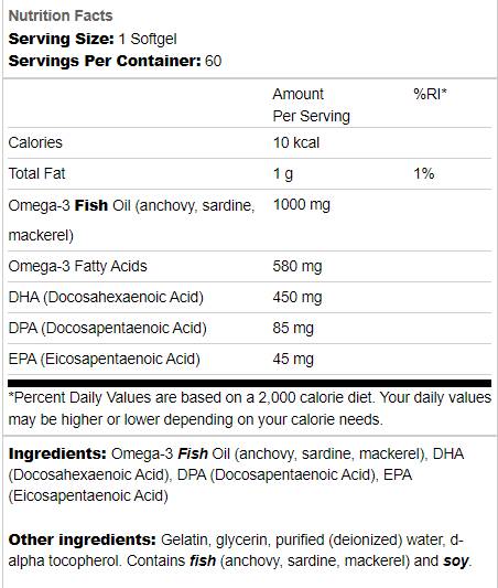 Olio di pesce Super DPA 60 capsule gel