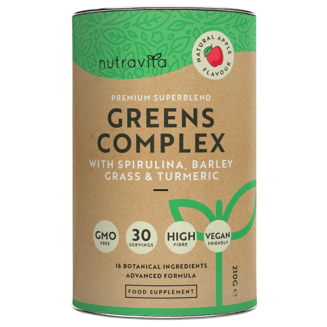 Super Greens Complex (18 ingredienti attivi) 200 g <tc>Nutravita</tc>