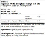 Citrato di magnesio super potente 225 mg 240 compresse
