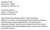 Vitamina C a rilascio lento super potente 1500 mg - 120 Compresse