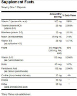 Complesso di vitamine B super stress con vitamina C - 100 capsule
