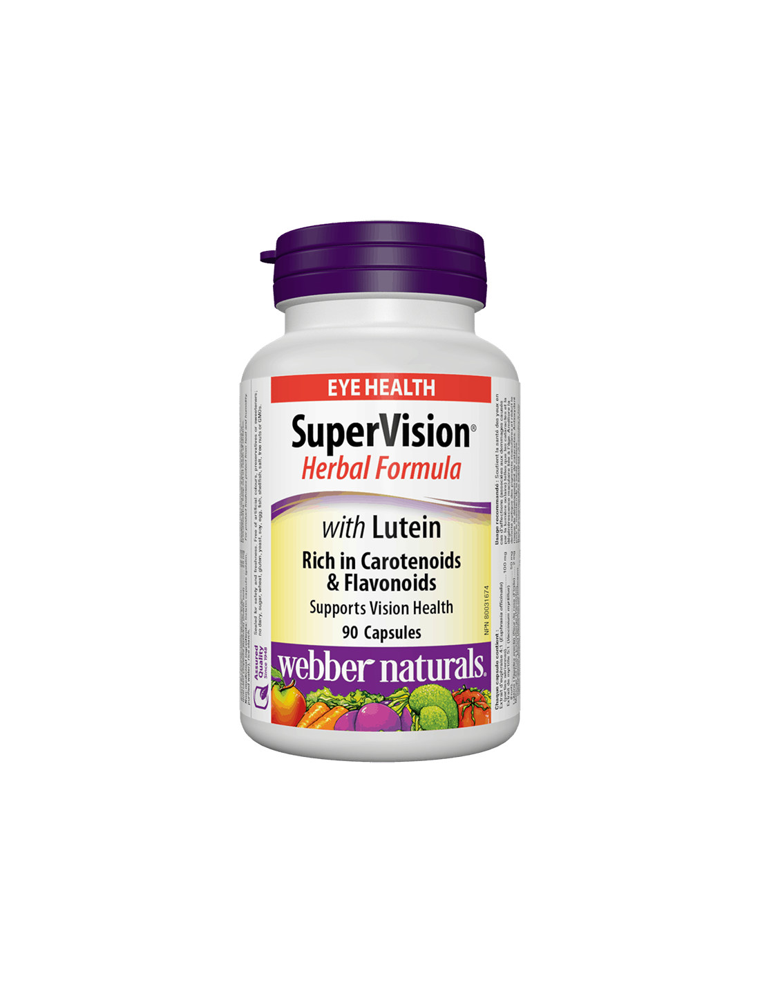 SuperVision® Herbal Formula/Formula a base di erbe per supportare la vista con luteina x 90 capsule