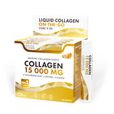 Collagene di pesce 15.000 mg con retinolo, elastina e acido ialuronico - 20 x 25 ml