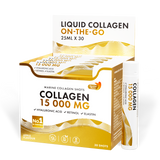Collagene di pesce 15.000 mg con retinolo, elastina e acido ialuronico - 30 x 25 ml
