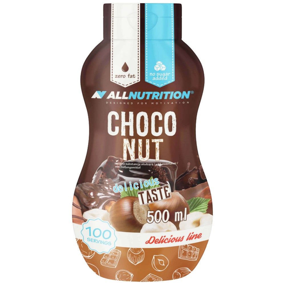 Sciroppo Zero Calorie | Noce Di Cioccolato - 500 ml