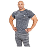 T-shirt da uomo a maniche corte/T-shirt 01 LM Compression Grigio scuro