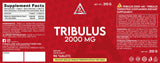 Tribulus 2000 mg | Estratto Mega Dose Tribulus Terrestris - 90 compresse