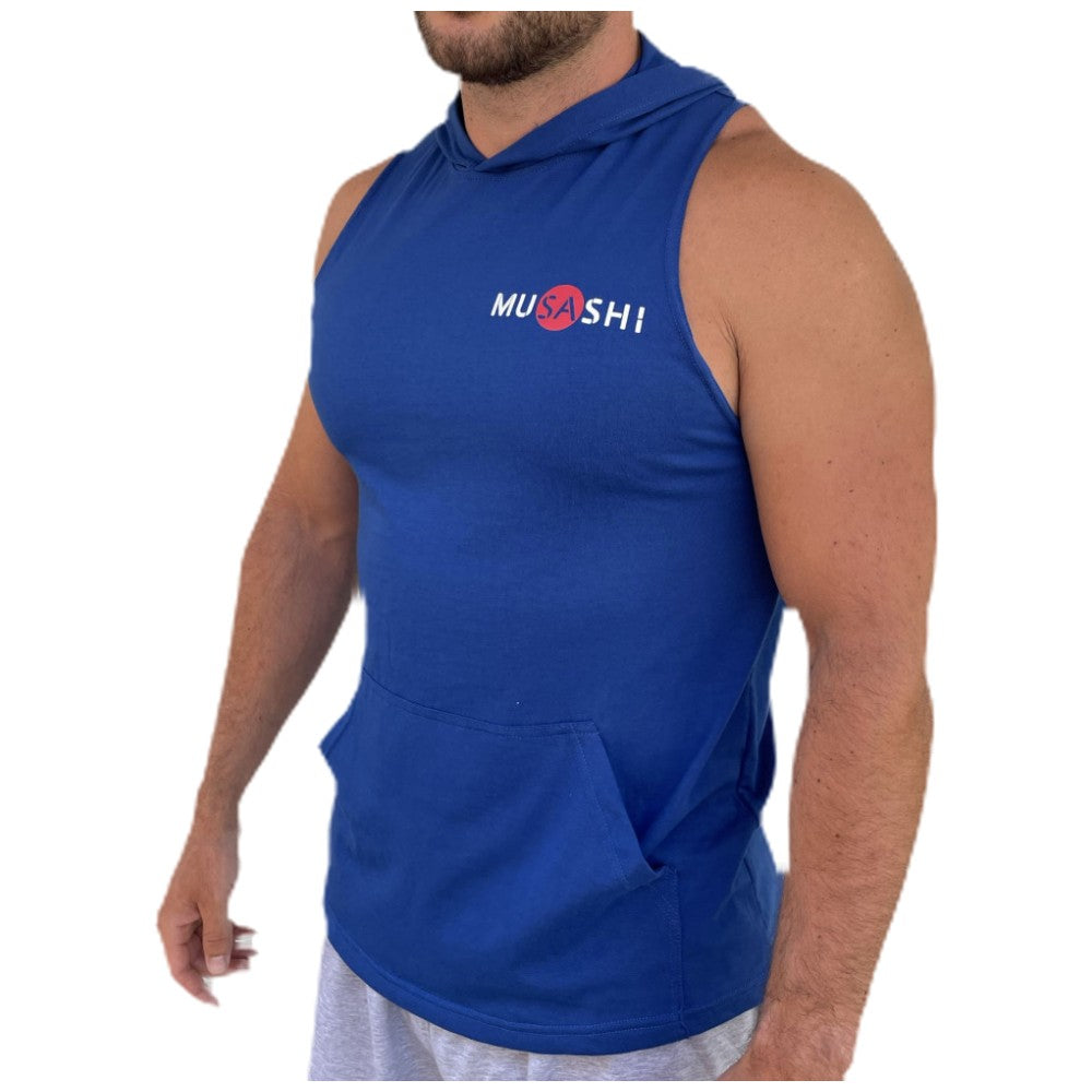 Canotta con cappuccio - Blu