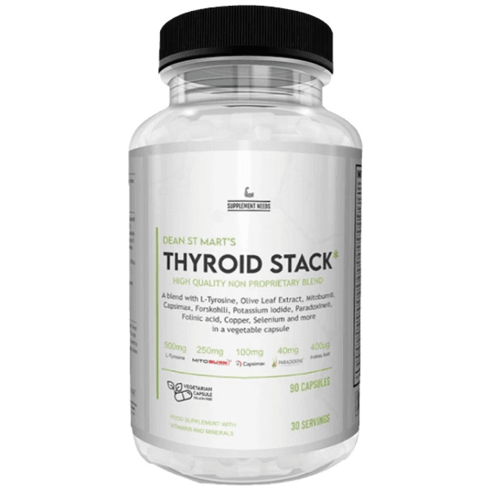 Stack della tiroide | con Guggul e Foglia d'Olivo 90 capsule