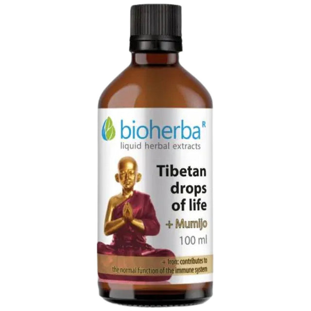 Tincture Tibetan life drops with Propolis & Mumio - 100 ml - Nutra Best Europe