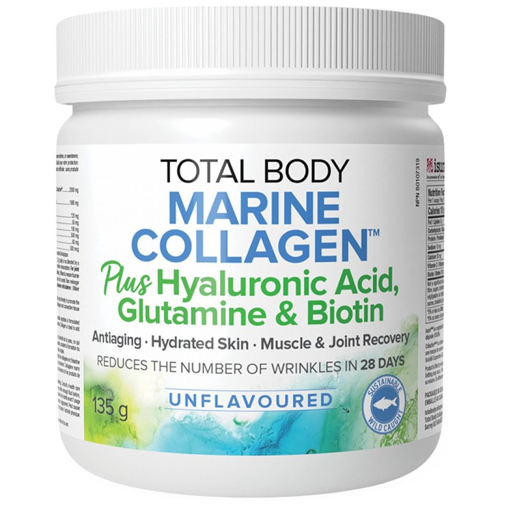 Total Body Marine Collagen™ con acido ialuronico & Biotina - 135 grammi