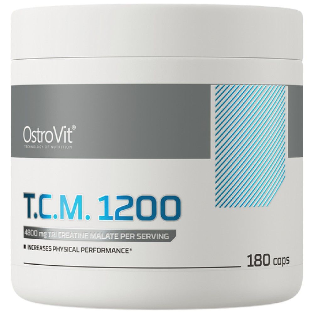 Tri Creatina Malato/TCM 1200 mg - 180 capsule