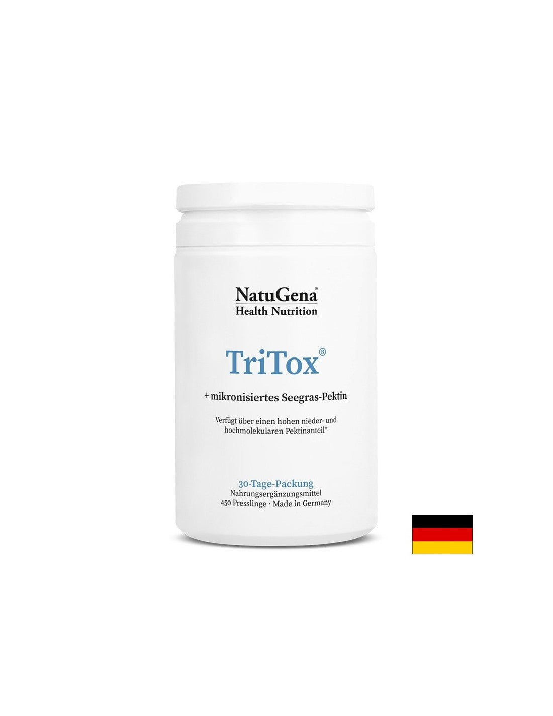 Per sostenere il sistema immunitario e il normale peso corporeo - TriTox® (complesso di clorella e pectina di alghe), 450 compresse