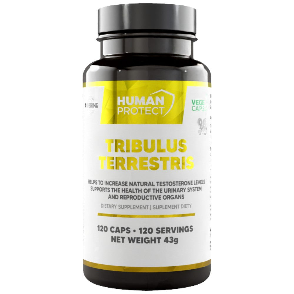 Tribulus Terrestris 204mg | con il 98% di saponine - 120 capsule
