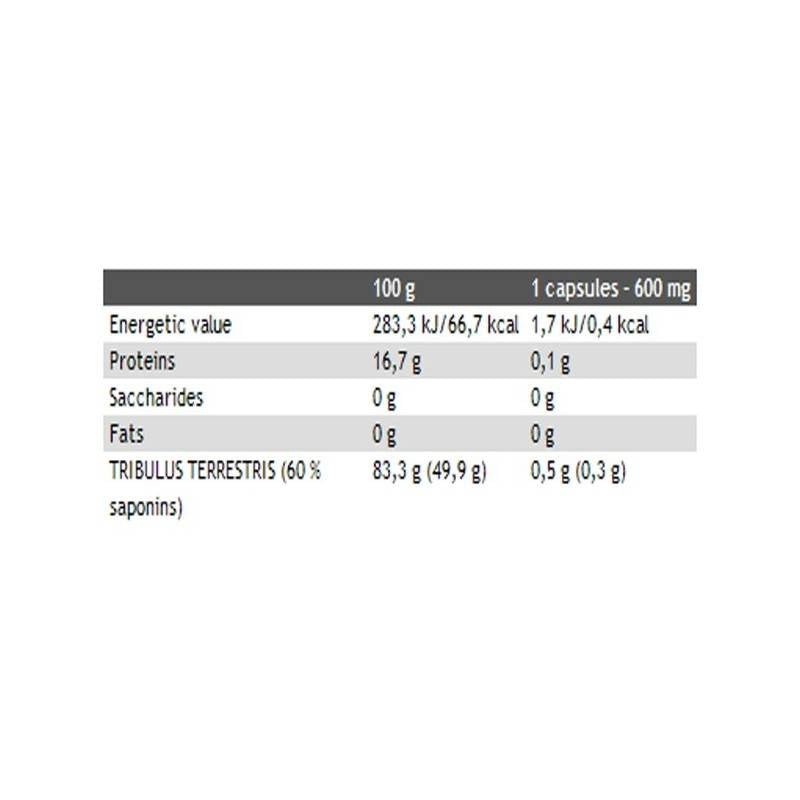 Tribulus Terrestris Turbo 500mg | 60% Saponine - 120 capsule