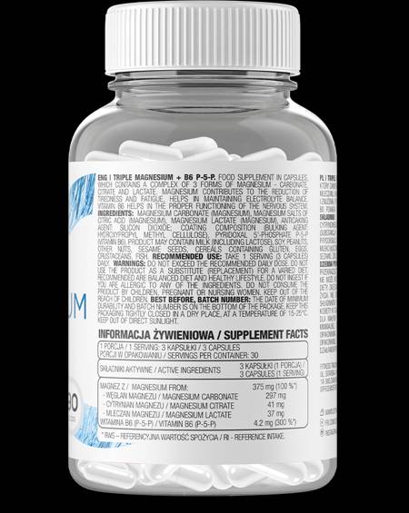 Triplo Magnesio + B6 P-5-P 90 capsule