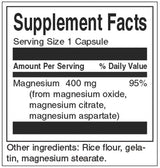 Complesso di triplo magnesio 400 mg - 30 capsule