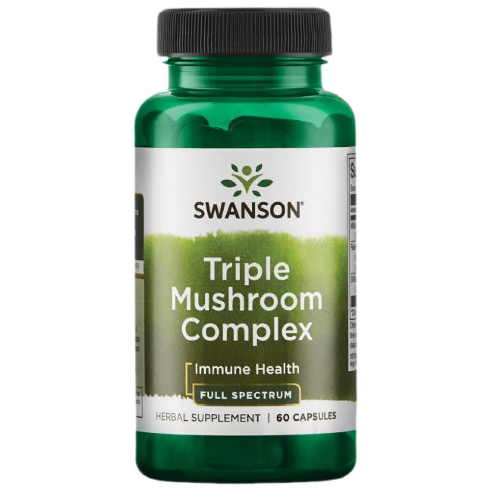 Complesso di tripli funghi 600 mg - 60 capsule
