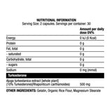 Turco 500 mg | Estratto di Turkesterone 10% - 60 capsule
