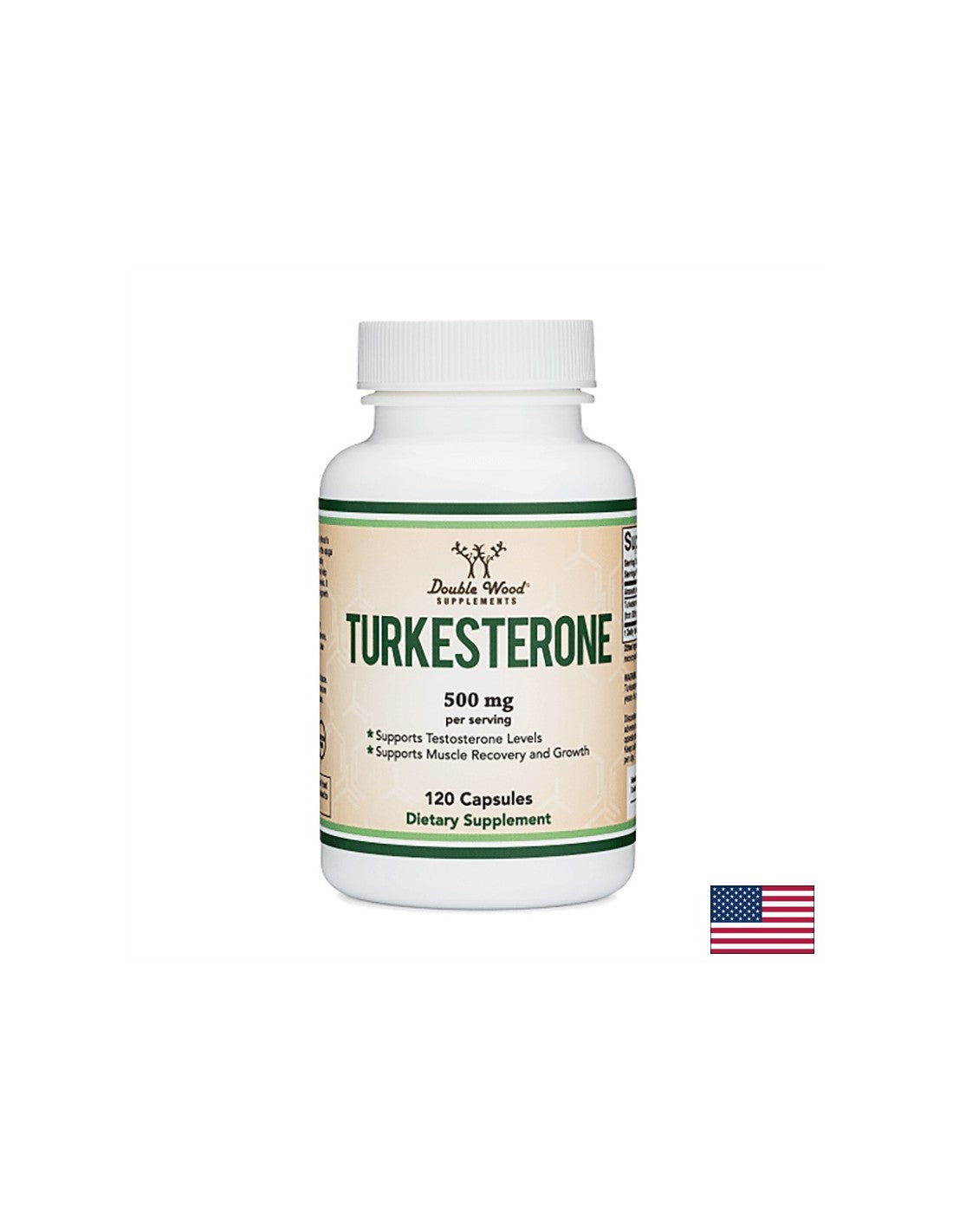 Turkesterone, 500 mg, 120 capsule <tc>Double Wood</tc>