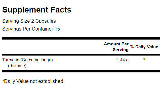 Curcuma 720 mg - 30 capsule