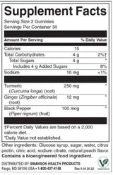 Curcuma con caramelle gommose allo zenzero | Mango - 60 compresse masticabili