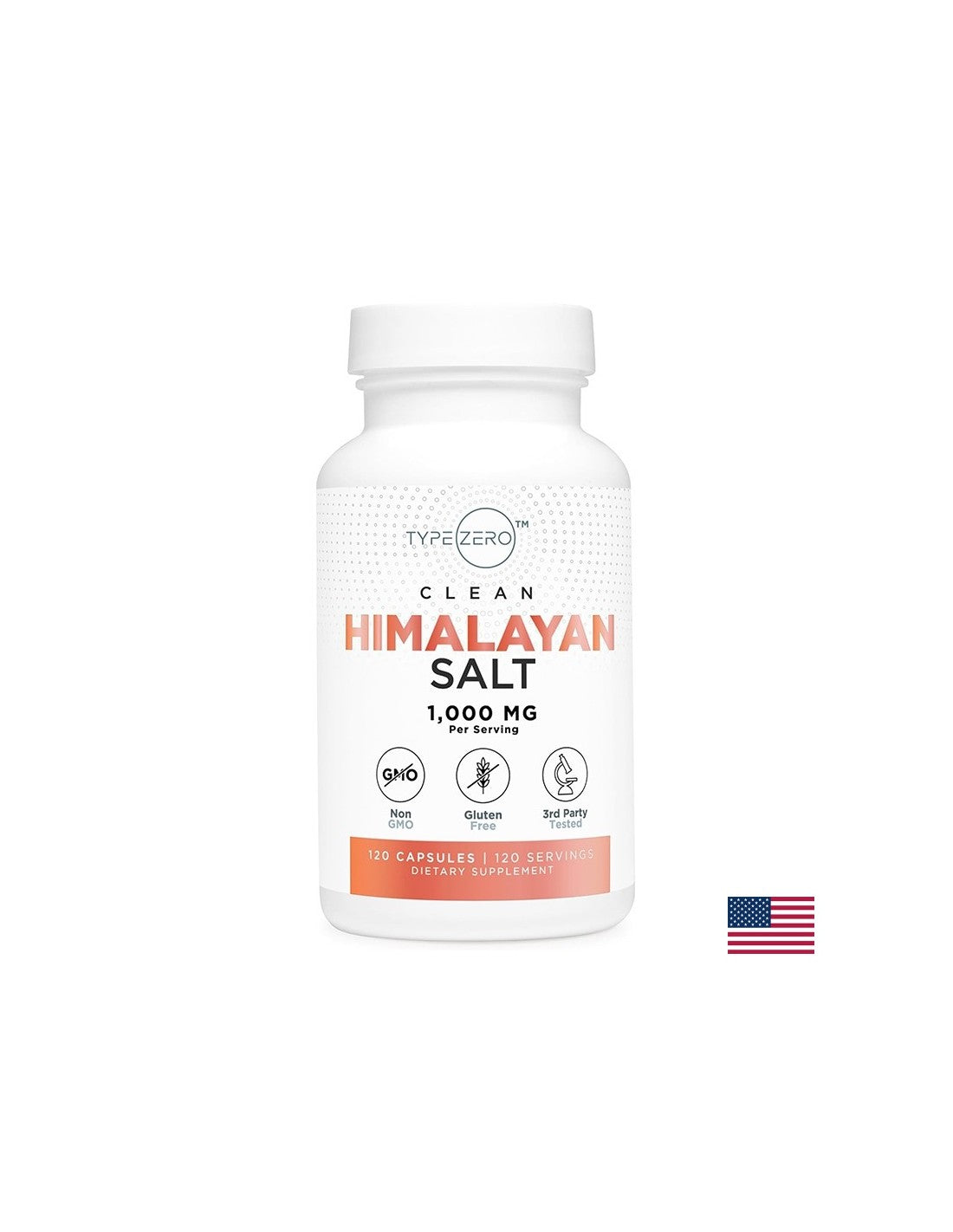 Equilibrio elettrolitico - Sodio (salgemma rosa dell'Himalaya) TypeZero™, 320 mg