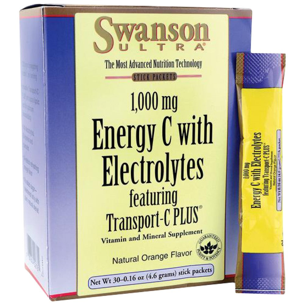 Ultra 1.000 mg di energia C con elettroliti 30 pacchetti