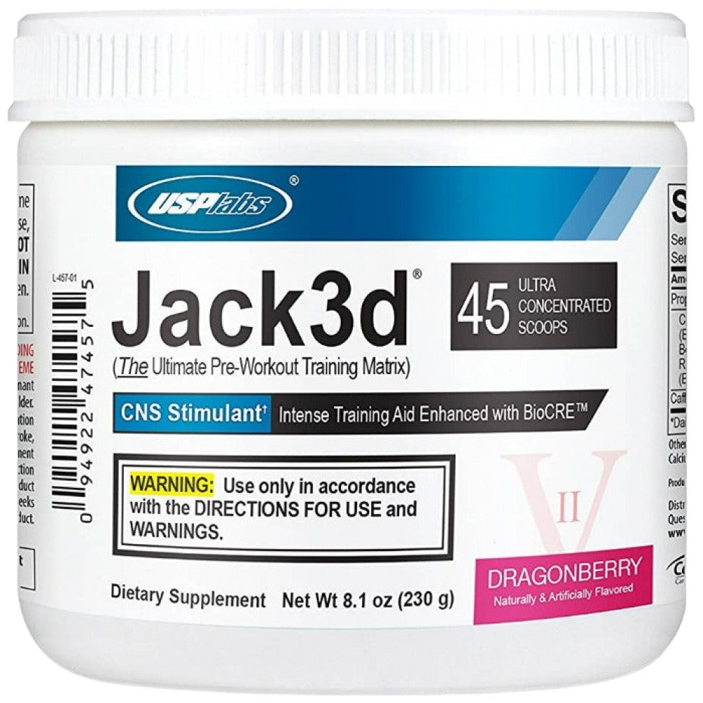 Jack3D - Formula avanzata - 250 grammi