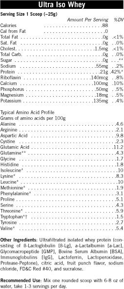 Ultra Iso Whey 908 grammi