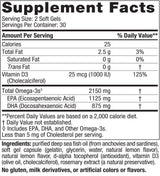 Omega 2X definitivo 2150 mg | Con Vitamina D3 - 60 Capsule gel