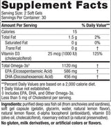 Omega 2X Mini definitivo 1120 mg | Con Vitamina D3 - 60 Capsule gel