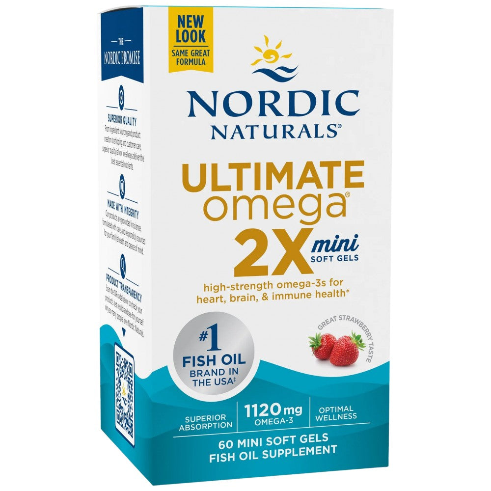 Ultimate Omega 2X Mini 1120 mg - 60 capsule di gel masticabili