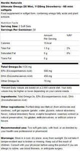 Ultimate Omega 2X Mini 1120 mg - 60 capsule di gel masticabili