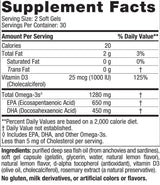 Ultimate Omega-D3 1280 mg - 60 capsule di gel