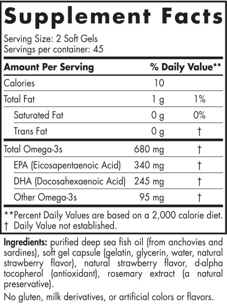 Ultimate Omega Junior 680 mg - 90 capsule di gel