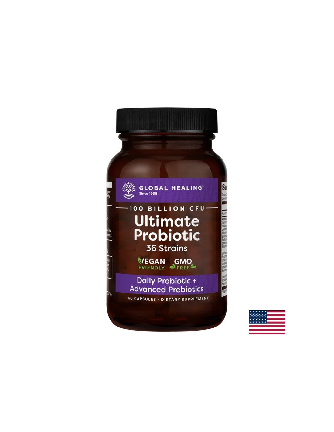 Ultimate Probiotic 100 miliardi di probiotici attivi, 36 ceppi x 60 capsule