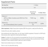 Ultra A & D-3 | Vitamina A 25.000 & Vitamina D 1000 UI - 100 capsule gel
