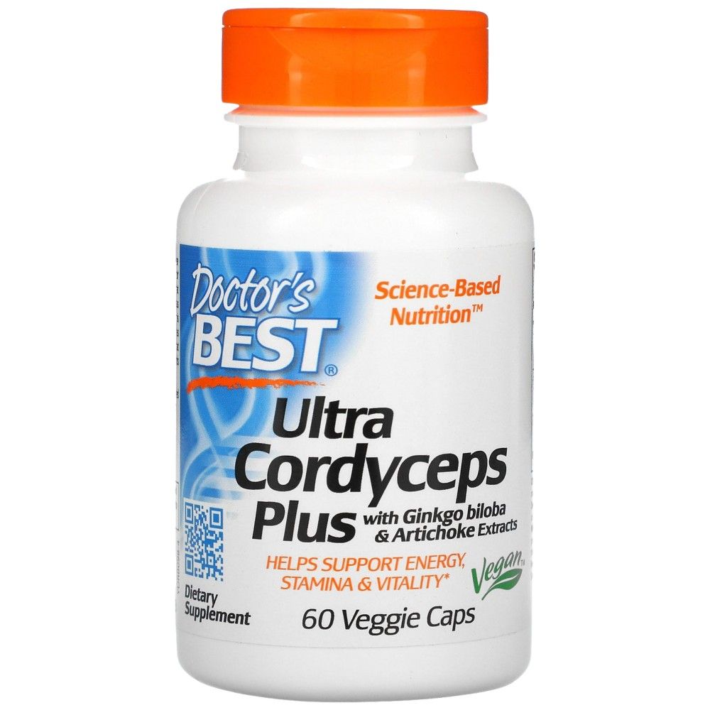Ultra Cordyceps Plus | Con carciofo & Ginkgo Biloba - 60 capsule