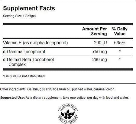 Gamma Tocoferolo 30 Capsule Gel a Massima Forza