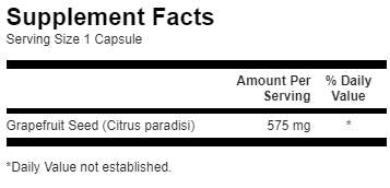 Semi di pompelmo ultra-massima forza 575 mg 120 capsule