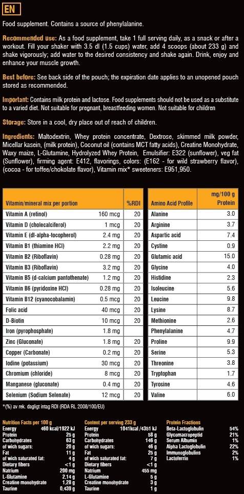Massicce Mass Gainer - 3500 grammi