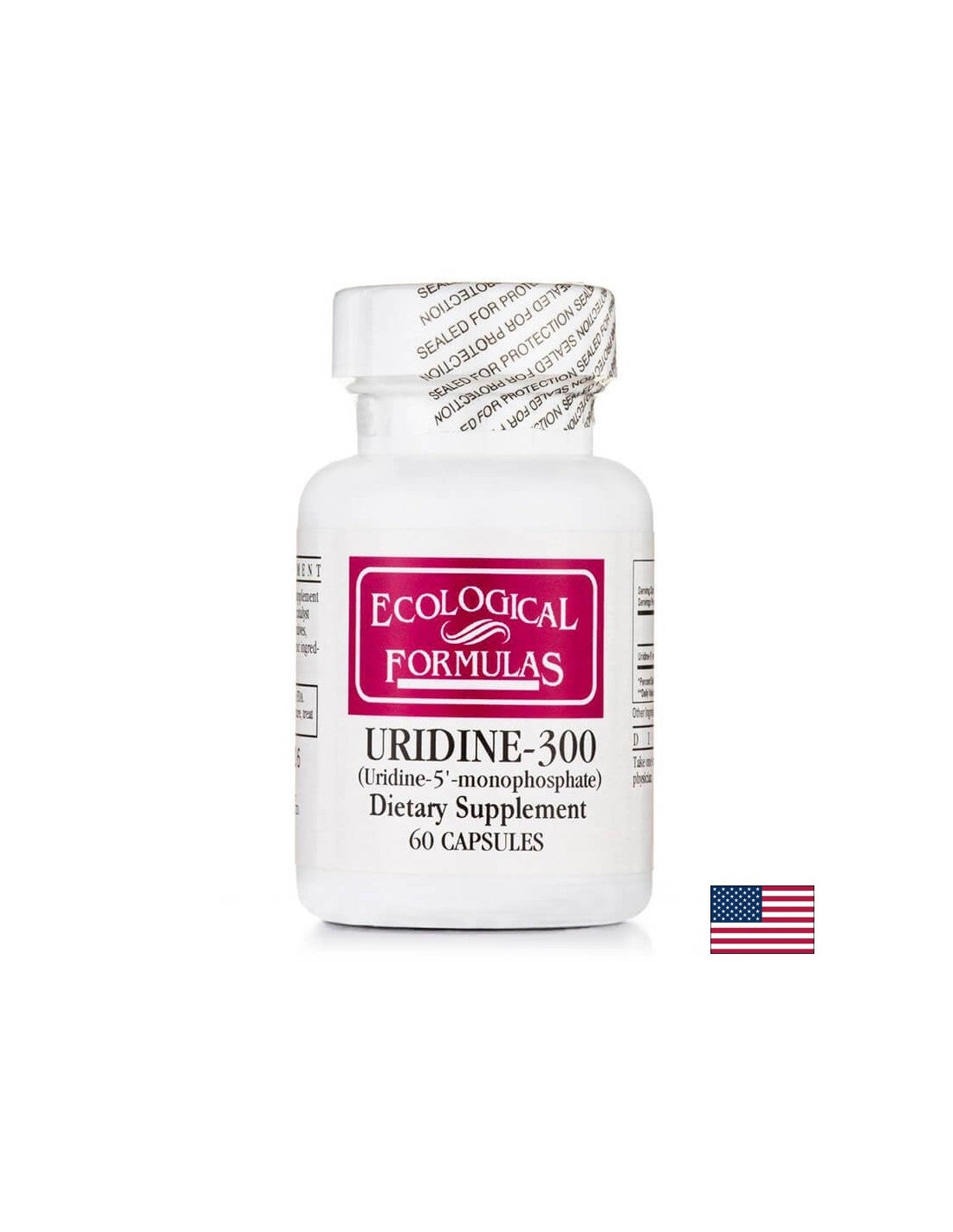 Uridine-300 Uridine-5-Monofosfato/Uridine-300 Uridine-5-Monofosfato, 60 capsule Formule ecologiche