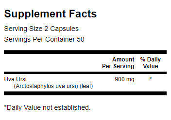 Foglia di Uva Ursi 450 mg - 100 capsule