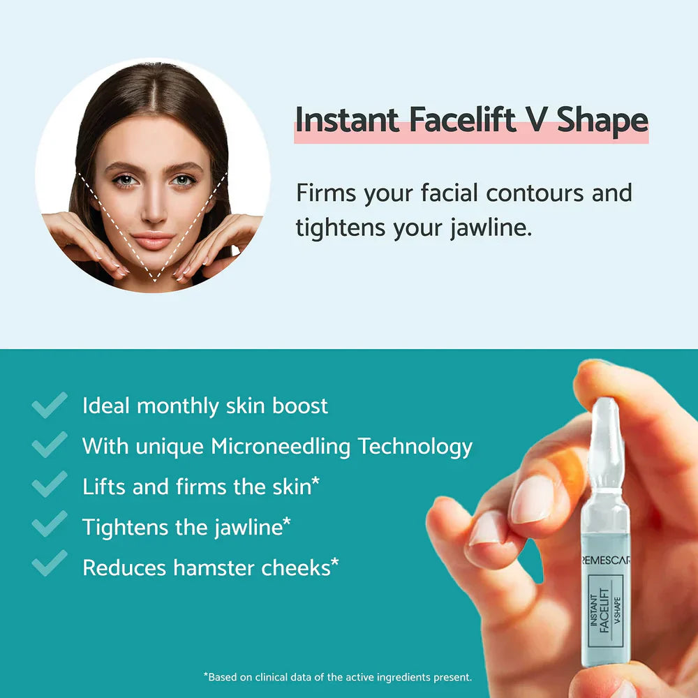 Fiale per lifting istantaneo e contorno viso a V 5x2ml