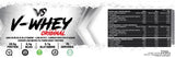 V-Whey originale | Ad alto contenuto di BCAA e glutammina - 2250 grammi