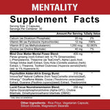 Mentalità | Energia e focus nootropic 60 capsule
