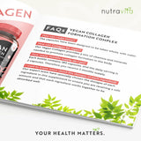 Complesso di formazione di collagene vegano 180 capsule vegetali. <tc>Nutravita</tc>