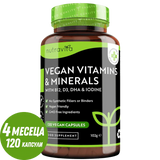 Multivitaminico essenziale vegano /120 capsule, 120 giorni/ <tc>Nutravita</tc>